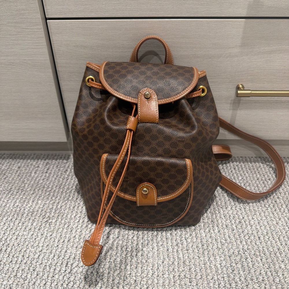 vintage celine macadam triomphe backpack. Lisa Style